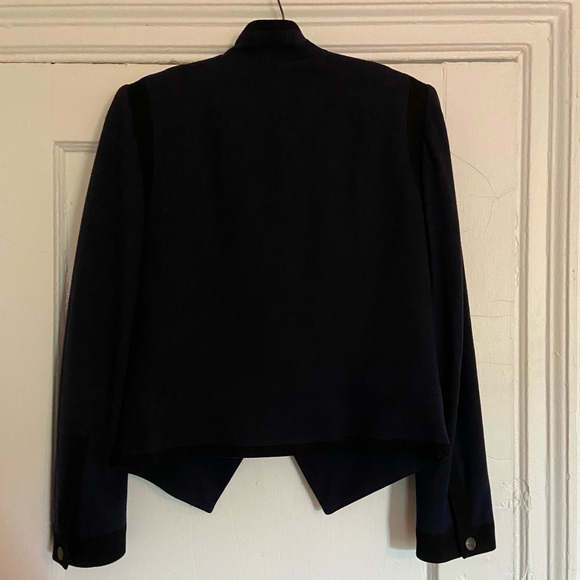 Rag & Bone Navy Wool Double Breasted Jacket - Picture 2 of 8